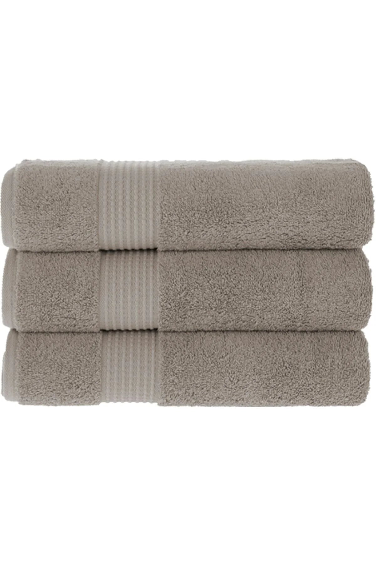 MAURA HOME Luxury Bath Towel Set 100% Cotton Hotel & Spa Quality 3 Large Bath Towels 70 x 140 cm Quick Drying Terry Towels Soft, Plush and Highly Absorbent Brown
