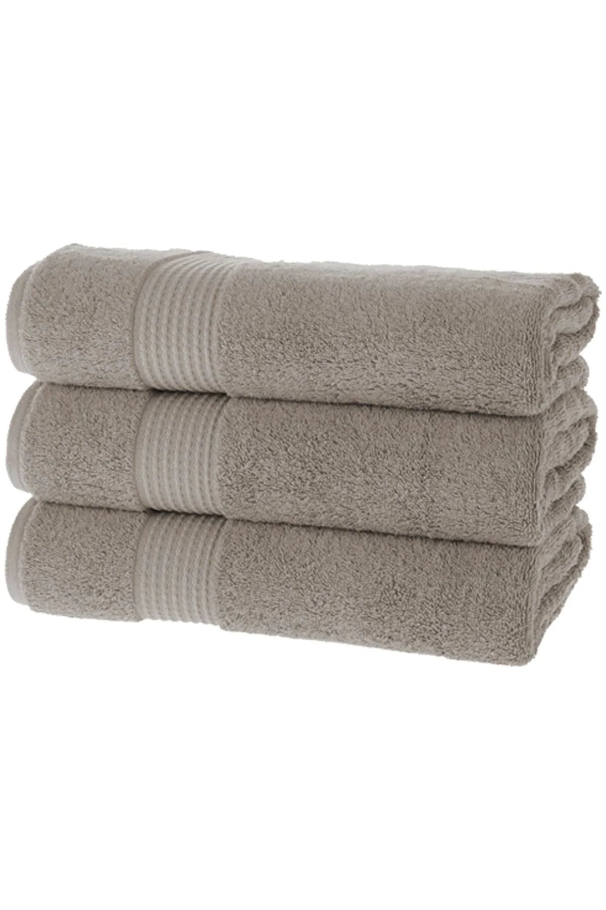 MAURA HOME Luxury Bath Towel Set 100% Cotton Hotel & Spa Quality 3 Large Bath Towels 70 x 140 cm Quick Drying Terry Towels Soft, Plush and Highly Absorbent Brown